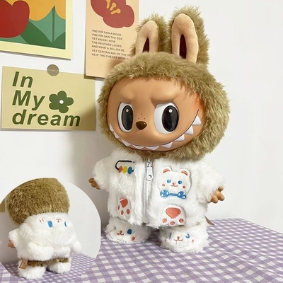 2025 新デザイン 15cm 人形布 スウェット 玩具布 カラフル スーツセット ラブーブ 漫画ドレス