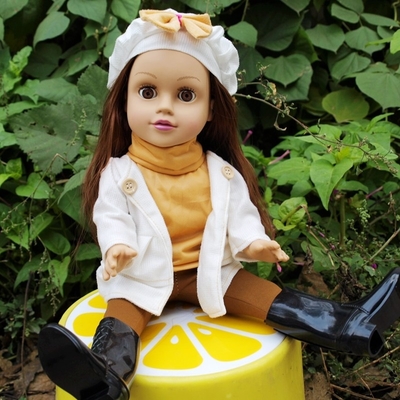 45cmビニールシリコン かわいい人形 音響玩具 子供向け オーダーメイド ロゴ 教育用