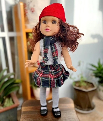 45cmビニールシリコン かわいい人形 音響玩具 子供向け オーダーメイド ロゴ 教育用