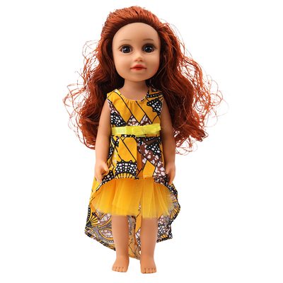 カスタマイズされたデザイン 35cm ビニール人形 アフリカン黒人人形 子供のための