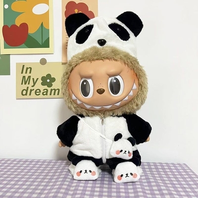オーダーメイド ラブーブ娃娃 布 スウェット 玩具 布 色とりどりのスーツ セット ラブーブ 漫画 ドレス