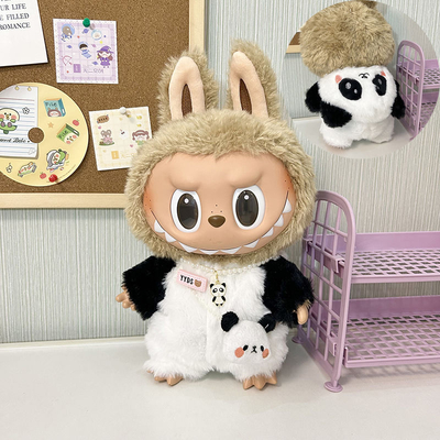 Nee デザイン ラブーブ娃娃 布 スウェット 玩具 布 色とりどりのスーツ セット ラブーブ 漫画 ドレス