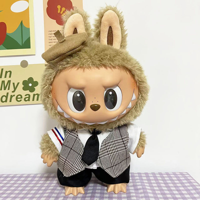 2025 新デザイン 15cm 人形布 スウェット 玩具布 カラフル スーツセット ラブーブ 漫画ドレス