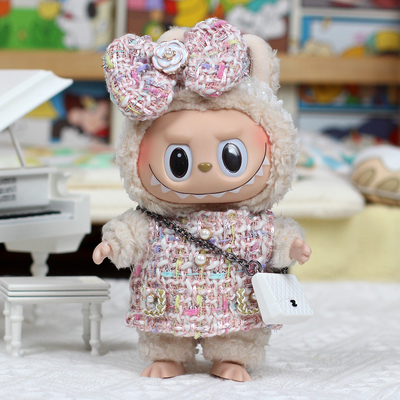 豪華17cm 少年用 服装のおもちゃ 有名なハート マカロン ラブーブ ヴィニール顔 謎の箱の服